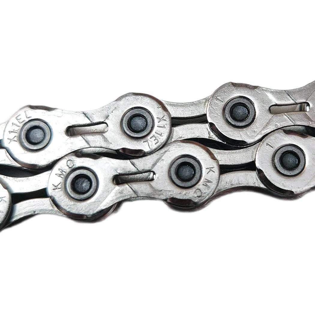 Catena Per Bici Catena KMC X11 11 Velocità Argento/Nero Catena A Smussatura Asimmetrica Catena Per Bici Catena KMC X11 11 Velocità Argento/Nero Catena A Smussatura Asimmetrica